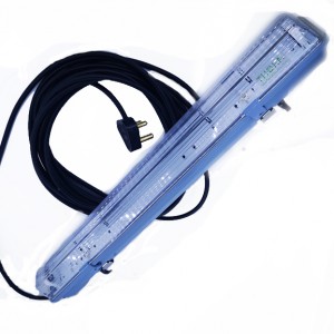 LED Light for Camping- tent, caravan with cable and clips for tent pole