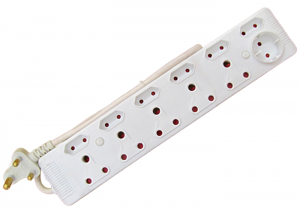 MULTIPLUG 1 X SCHUKO 6 X 2PIN EURO 5 X 16A N165
