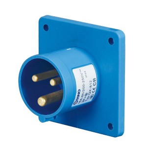 Male Plug 16A 230V 2P+E IP44