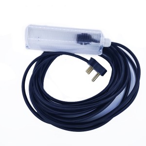 Slimline bulkhead light for Caravan Tent with clips and cable